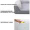 Show in main carousel: LFC PETS Waterproof Orthopedic Bolster Dog & Cat Bed with Removable Cover, Grey, Medium slide 5 of 8