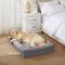 Show in main carousel: LFC PETS Waterproof Orthopedic Bolster Dog & Cat Sofa Bed with Removable Cover, Grey, Medium slide 6 of 9