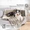 Show in main carousel: MODERN THREADS Water-Resistant Faux Rabbit Fur Ultra-Soft Plush Couch Blanket for Dogs & Cats, Brown, Medium slide 3 of 8