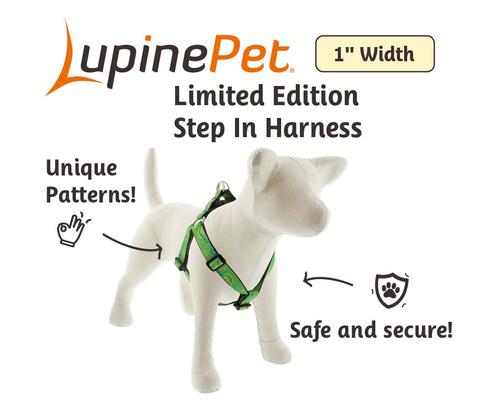 Show full view: LupinePet Nature Inspired Original Design Step In Dog Harness, Intervale, Large: 24 to 38-in chest slide 3 of 7