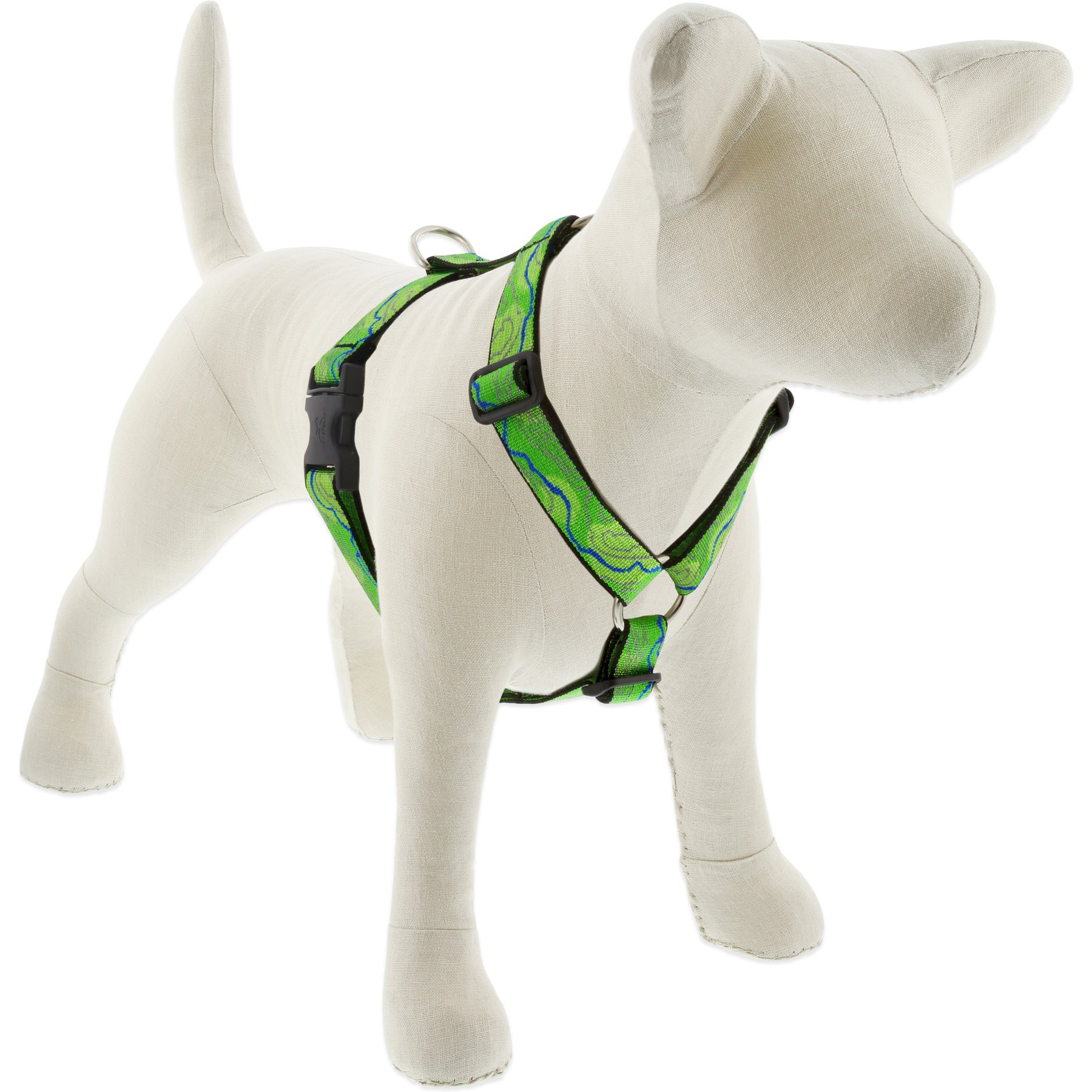LupinePet Nature Inspired Original Design Adjustable Dog Harness, Intervale, Large: 24 to 38-in chest