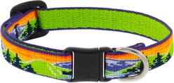 LupinePet Nature Inspired Original Design Safety Buckle Nylon Adjustable Breakaway Cat Collar, 8 to 12-in neck, 1/2-in wide, High Country