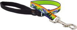 LupinePet Nature Inspired Original Design Padded Handle Nylon Dog Leash, High Country, Short: 2-ft long, 3/4-in wide