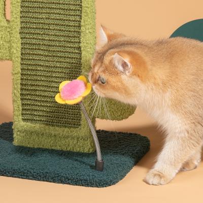 Show full view: Happy & Polly Cactus-Shaped 15.3-in Fleece Cat Scratching Post slide 4 of 9