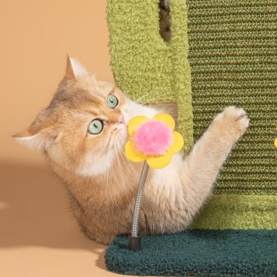 Show full view: Happy & Polly Cactus-Shaped 15.3-in Fleece Cat Scratching Post slide 5 of 9
