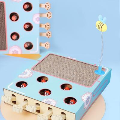 Show full view: Happy & Polly Corrugated Whack-a-Mole Cat Scratching Board slide 8 of 10