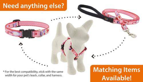 Show full view: LupinePet Valentine Adjustable Step In Dog Harness, Lovable Gnomes, X-Small: 10 to 13-in chest, 1/2-in wide slide 5 of 6