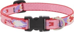 LupinePet Valentine Adjustable Nylon Dog Collar, Lovable Gnomes, XX-Small: 6 to 9-in neck, 1/2-in wide