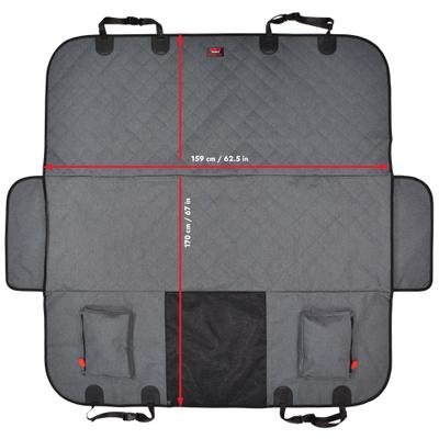 Show full view: KONG 2-In-1 Bench & American Truck Seat Cover & Hammock, Grey & Red, X-Large slide 8 of 10