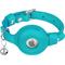 Show in main carousel: OOPSDOGGY Indoor & Outdoor Non Breakaway AirTag Holder Cat Collar with Bell, Light Blue, 8 to 11-in neck, 1/2-in wide slide 10 of 10
