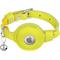 Show in main carousel: OOPSDOGGY Indoor & Outdoor Non Breakaway AirTag Holder Cat Collar with Bell, Yellow, 8 to 11-in neck, 1/2-in wide slide 9 of 9