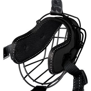 OOPSDOGGY Adjustable Breathable Wire Basket Metal Rottweiler Dog Muzzle, Black