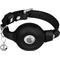 Show in main carousel: OOPSDOGGY Indoor & Outdoor Non Breakaway AirTag Holder Cat Collar with Bell, Black, 8 to 11-in neck, 1/2-in wide slide 9 of 9