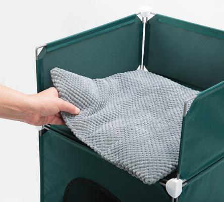 Show full view: Etna Indoor/Outdoor Dog & Cat House with Elevated Bed slide 5 of 5