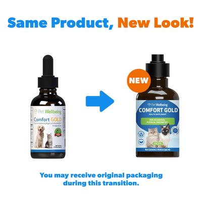 Show full view: Pet Wellbeing Comfort GOLD for Occasional Discomfort for Cats, 2-oz bottle slide 3 of 10