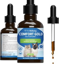 Pet Wellbeing Comfort GOLD for Occasional Discomfort for Cats, 2-oz bottle