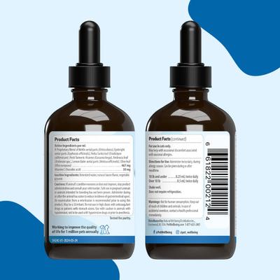 Show full view: Pet Wellbeing Sneeze Ease Bacon Flavored Liquid Allergy Supplement for Cats, 2-oz bottle slide 8 of 10