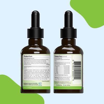 Show full view: Pet Wellbeing Blood Sugar GOLD Bacon Flavored Liquid Diabetes Supplement for Dogs, 2-oz bottle slide 9 of 11