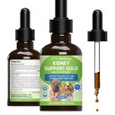 Pet Wellbeing Kidney Support GOLD Bacon Flavored Liquid Kidney Supplement for Dogs, 2-oz bottle