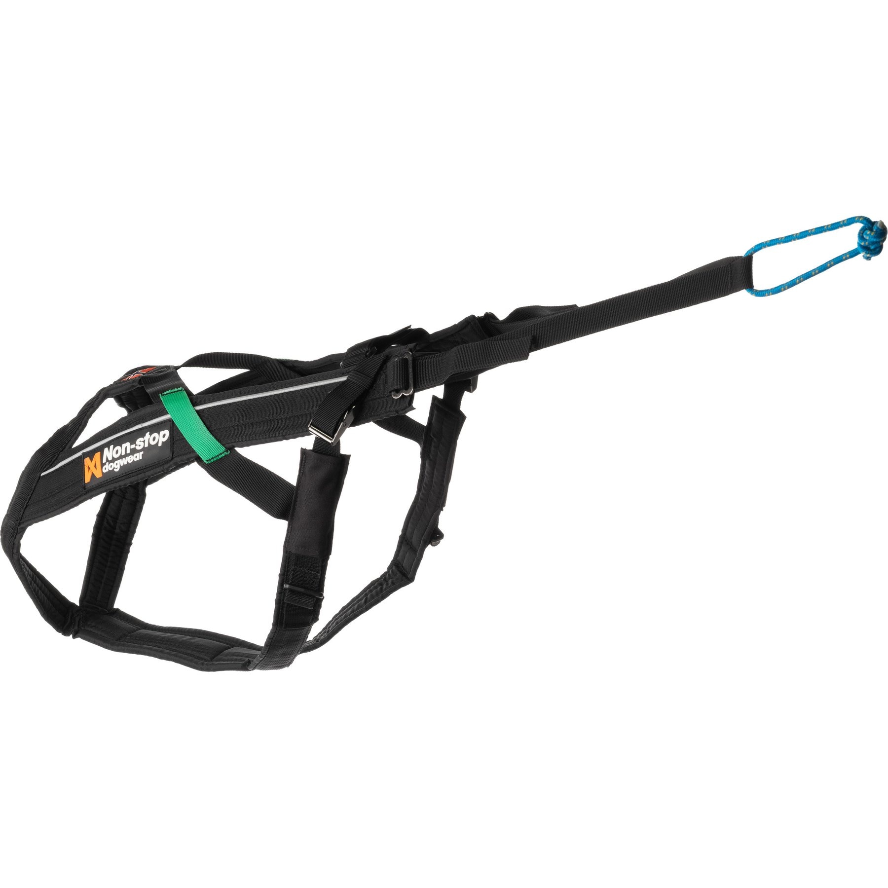 Non-stop Dogwear Freemotion Dog Harness, Black, 1: 11.8 to 16.5-in chest