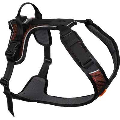 Non-stop Dogwear Non-stop Dogwear Rock Dog Harness, Black/Orange, X-Small: 15.7 to 22.8-in chest