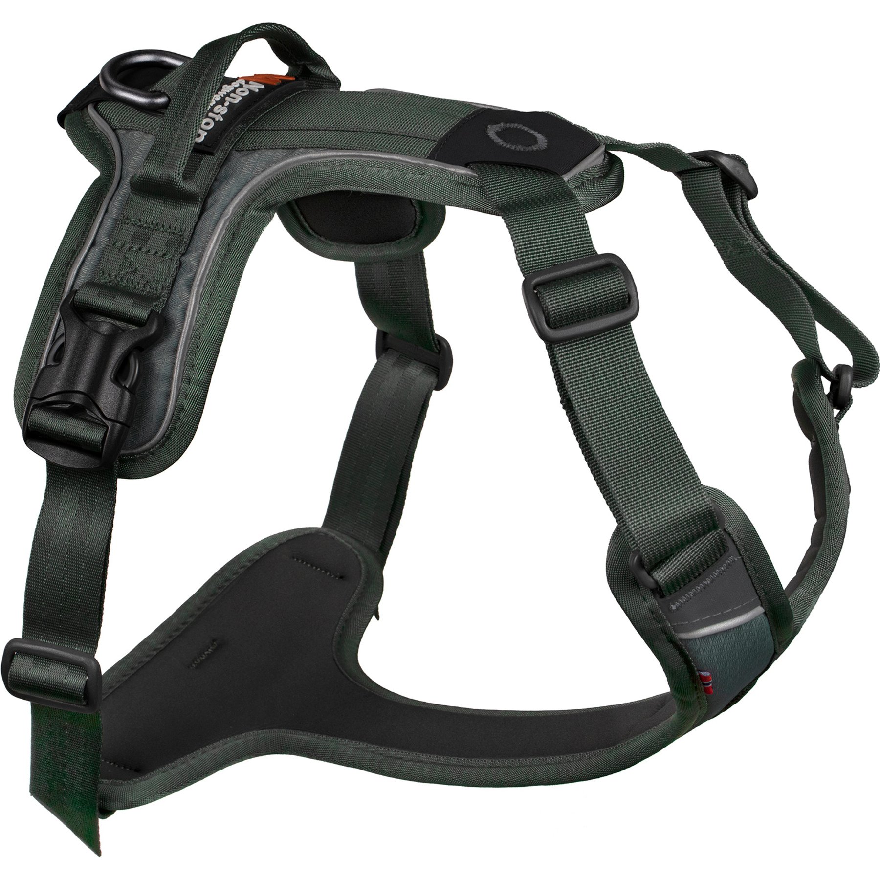Non-stop Dogwear Ramble Dog Harness, Green, Large: 28.3 to 43.3-in chest