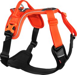 Non-stop Dogwear Ramble Dog Harness, Black/Orange, X-Small: 15.7 to 22.8-in chest