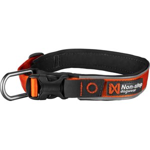 Non-stop Dogwear Roam Dog Collar, Orange, Medium: 15.7 to 17.7-in neck, 1-in wide