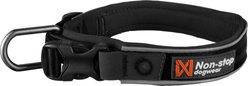 Non-stop Dogwear Roam Dog Collar, Black, Large: 17.7 to 19.7-in neck, 1.25-in wide