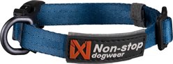Non-stop Dogwear Tumble Dog Collar, Blue, X-Small: 9.8 to 13.8-in neck, 3/5-in wide