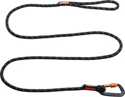 Non-stop Dogwear Rock Dog Leash, Black, 1.8-m long, 1/3-in wide