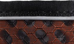Non-stop Dogwear Rock Adjustable Dog Collar, Black/Orange, Small: 13.8 to 15-in neck, 1.375-in wide slide 2 of 4