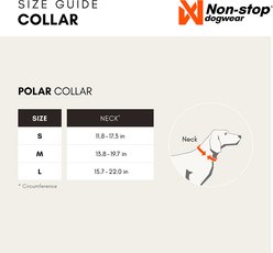 Non-stop Dogwear Polar Dog Collar, Black, Large: 16 to 22-in neck, 1-in wide slide 2 of 4