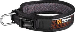 Non-stop Dogwear Rock Adjustable Dog Collar, Black/Orange, Medium: 15 to 17.7-in neck, 1.5-in wide