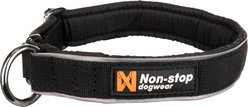 Non-stop Dogwear Polar Dog Collar, Black, Small: 12 to 17-in neck, 1-in wide