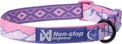 Non-stop Dogwear Rachel Pohl Edition Trail Quest Dog Collar, Purple/Pink, Large: 16 to 25-in neck, 1-in wide