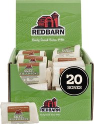 Redbarn Small Peanut Butter Filled Bones Dog Treats, case of 20