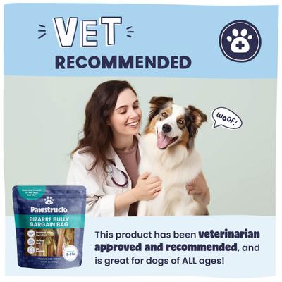 Show full view: Pawstruck Bizarre Bully Sticks Variety Pack, 8-oz bag slide 6 of 10