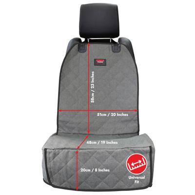 Show full view: KONG Single Seat Cover, Gray & Red slide 7 of 9