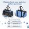 Show in main carousel: Petsfit Airline Approved Dog & Cat Carrier Bag with Patent Safe Buckles, Blue, Large: 19 x 12 x 12-in slide 4 of 9