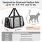 Show in main carousel: Petsfit Airline Approved Dog & Cat Carrier Bag with Patent Safe Buckles, Grey, Medium: 18 x 11 x 11-in slide 3 of 9