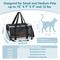 Show in main carousel: Petsfit Airline Approved Dog & Cat Carrier Bag with Patent Safe Buckles, Cyan Blue, Medium: 18 x 11 x 11-in slide 3 of 8