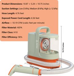 PATPET 6-in-1 Tools Dog & Cat Grooming Pet Hair Vacuum Kit, 1.3-L slide 2 of 8