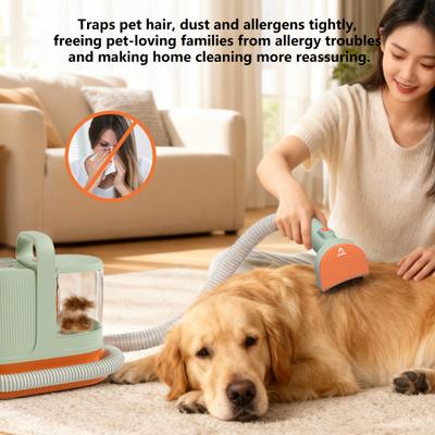 Show full view: PATPET 6-in-1 Tools Dog & Cat Grooming Pet Hair Vacuum Kit, 1.3-L slide 6 of 9