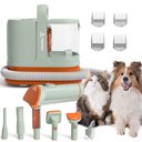 PATPET 6-in-1 Tools Dog & Cat Grooming Pet Hair Vacuum Kit, 1.3-L
