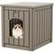 Show in main carousel: Yafylly Multi-Functional Cat House & Litter Box Cabinet, Light Beige slide 1 of 9