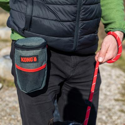 Show full view: KONG Pick-Up Dog Pouch, Red & Black, Small slide 5 of 7