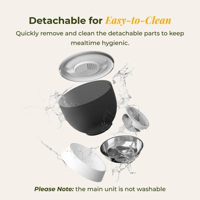 Show full view: Arenti Bluetooth Smart Dog & Cat Feeder with Camera, 17-cup slide 8 of 10