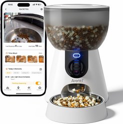 Arenti Bluetooth Smart Dog & Cat Feeder with Camera, 17-cup