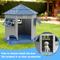 Show in main carousel: Yafylly Hexagonal Outdoor Dog House, Blue slide 7 of 9